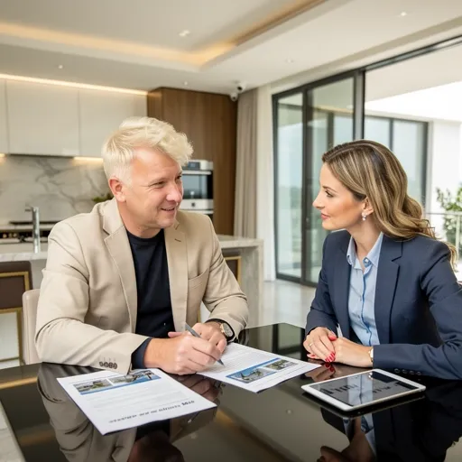 Im Gespräch mit einer Kundin